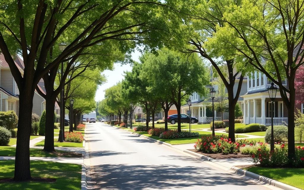 Private Subdivision Streetscape